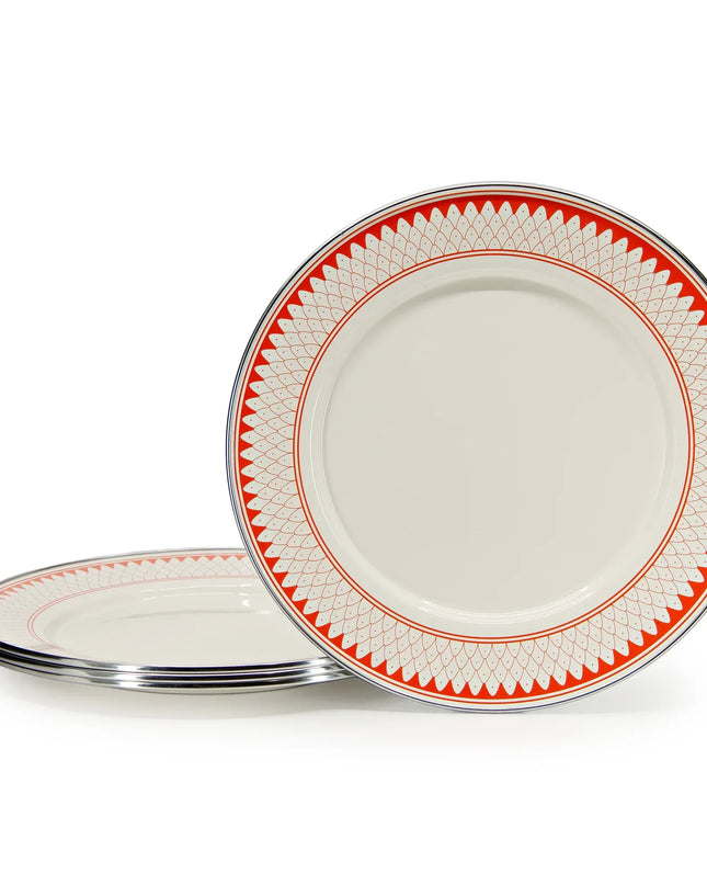 {{ variant.sku }} - Siena Sevilla Dinner Plates - Set of 4 - Golden Rabbit Enamelware