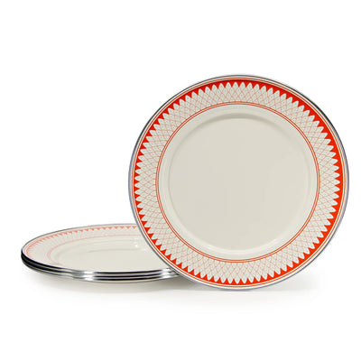{{ variant.sku }} - Siena Sevilla Dinner Plates - Set of 4 - Golden Rabbit Enamelware
