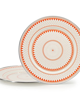 {{ variant.sku }} - Siena Sevilla Chargers - Set of 2 - Golden Rabbit Enamelware