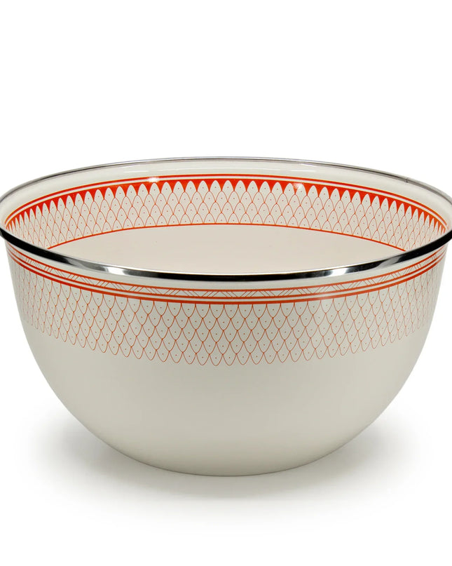 {{ variant.sku }} - Siena Sevilla Large Salad Bowl - Golden Rabbit Enamelware