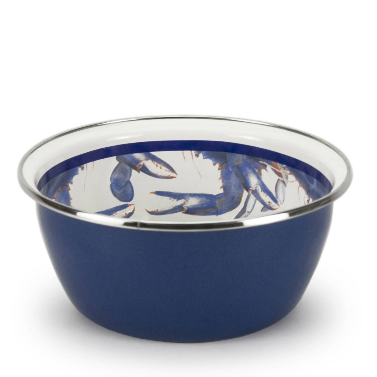 SE61S4 - Blue Crab Salad Bowls - Set of 4  3