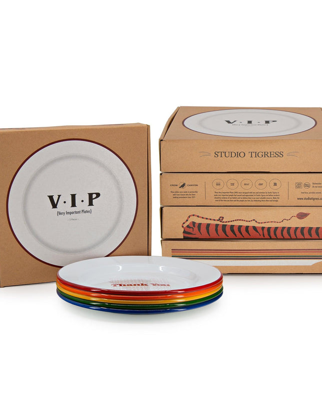 Studio Tigress x CCH VIP Dinner Plates, Set of 5, Assorted