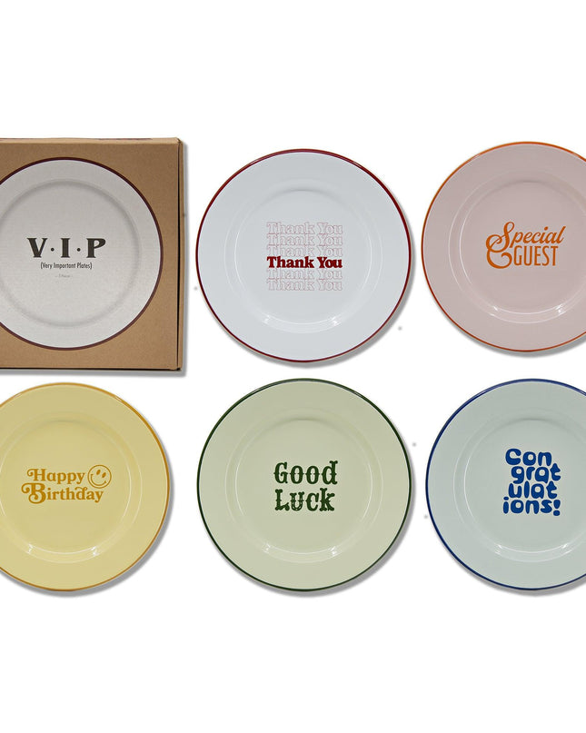 Studio Tigress x CCH VIP Dinner Plates, Set of 5, Assorted