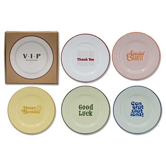 Studio Tigress x CCH VIP Dinner Plates, Set of 5, Assorted
