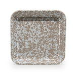 TP09S2 - Set of 2 Taupe Swirl Square Plates   AltImage2