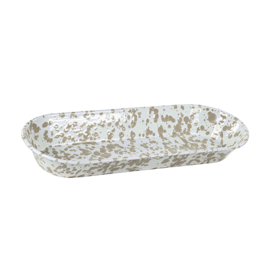 TP10 - Taupe Swirl Oval Basket