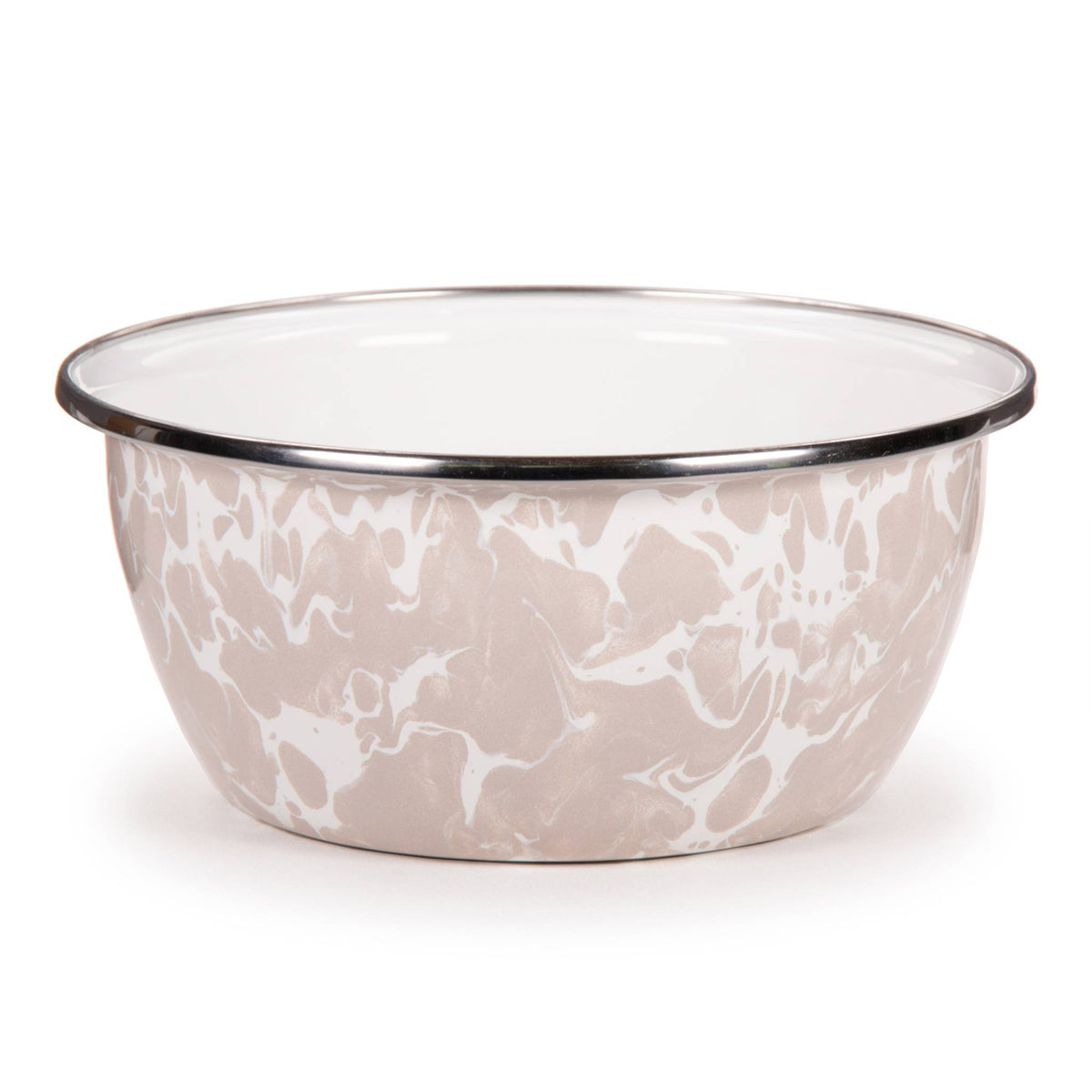 TP61S4 - Taupe Swirl Salad Bowls - Set of 4  4