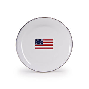 US69S4 - US Flag Sandwich Plates - Set of 4  2