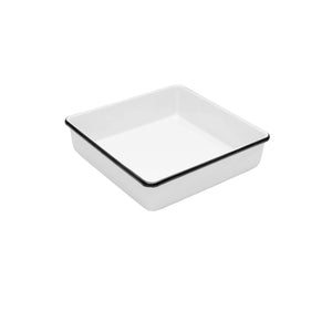ecomposer-color-black rim, V101BLA - Vintage Square Brownie Pan, Black Rim