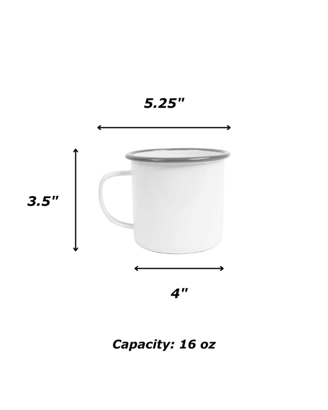 Vintage 16 oz Mugs, Set of 4