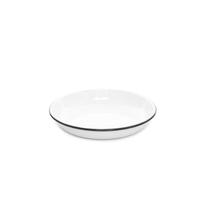 ecomposer-color-black rim, V114BLA-4 - Vintage Pasta Plate, Set of 4, Black Rim