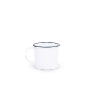 ecomposer-color-grey rim, V11GRY-4 - Vintage 12 oz Mugs, Set of 4, Grey Rim