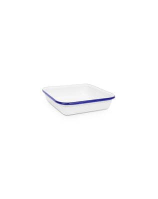 Vintage Small Square Trays, Set of 4