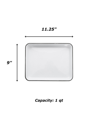 Vintage Small Rectangular Tray