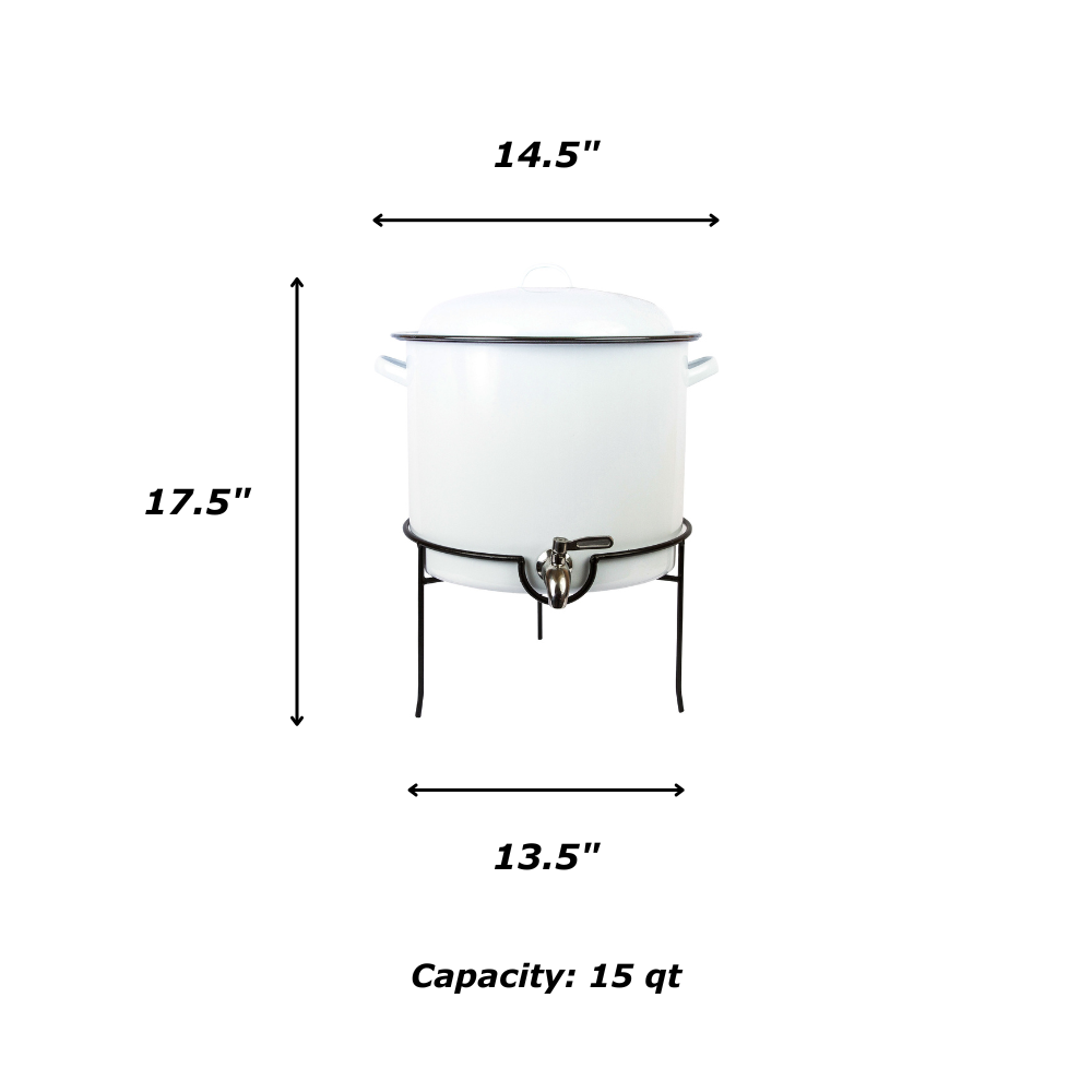 Vintage Beverage Dispenser with Stand