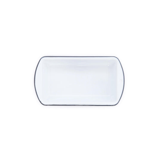 ecomposer-color-grey rim, V32GRY - Vintage Loaf Pan, Grey Rim