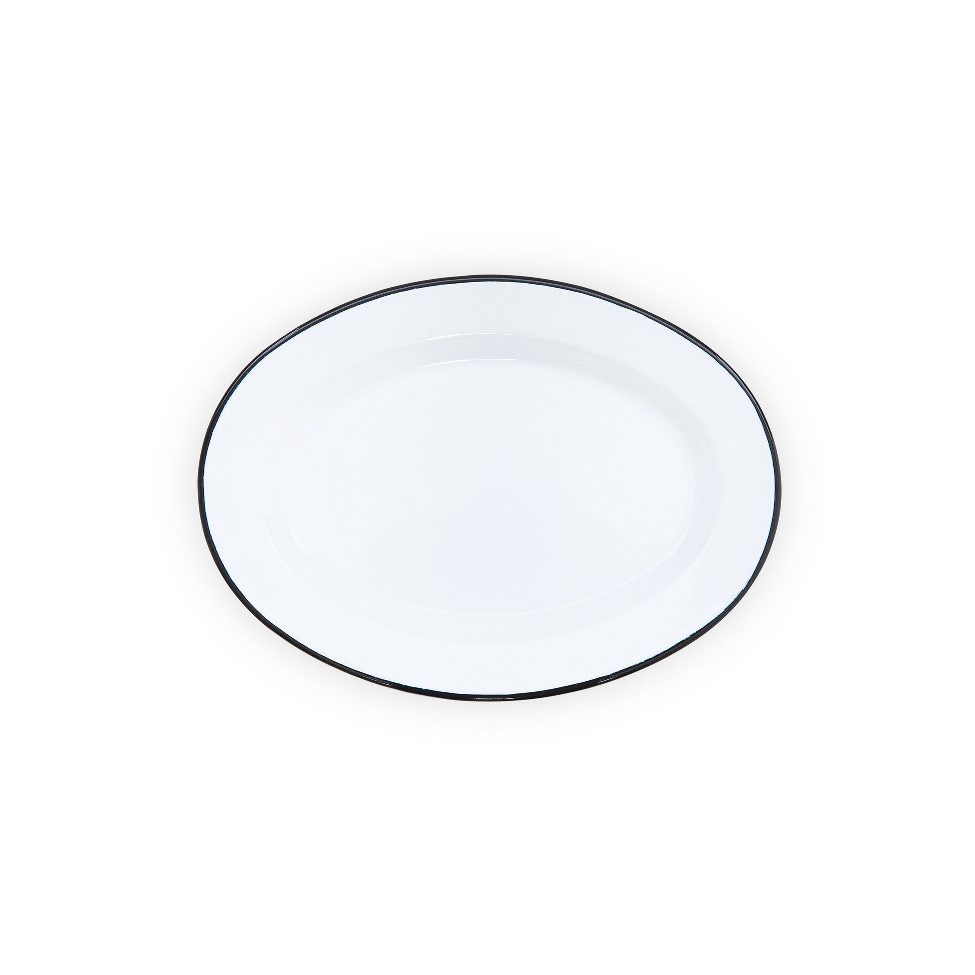 Vintage Oval Plates, Set of 4