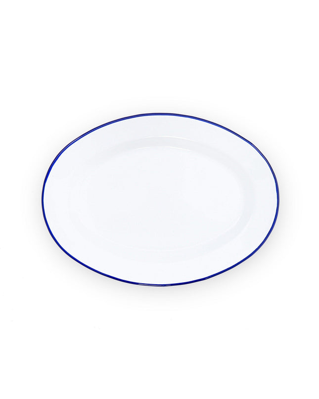 Vintage Oval Plates, Set of 4