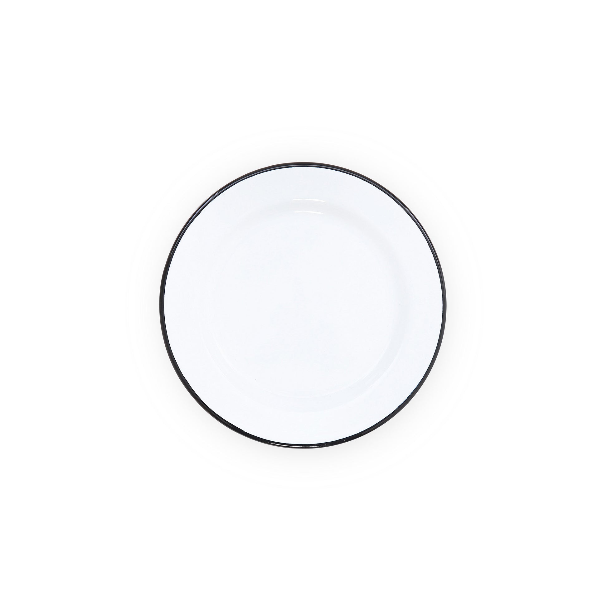 Vintage Flat Salad Plates, Set of 4
