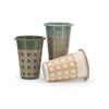 Domino x CCH Wicker 14 oz Tumblers, Set of 4