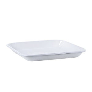 WW09S2 - Solid White Square Trays - Set of 2  3