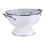 Solid White Set of 3 Colanders