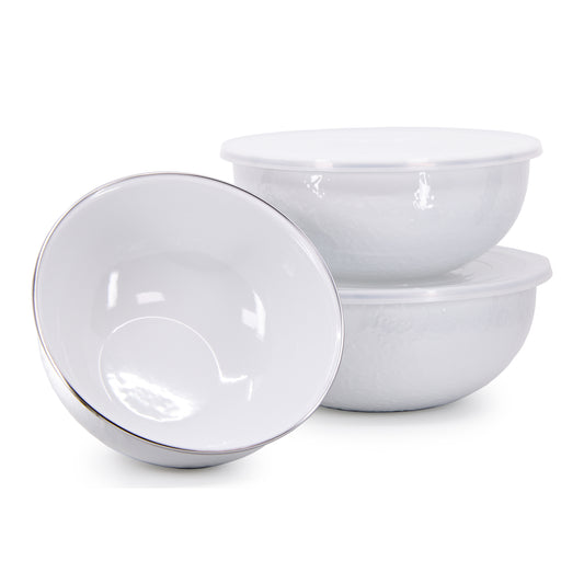 WW54 - Solid White Mixing Bowls  2