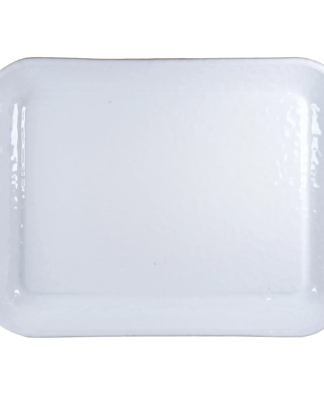 WW58S2 - Set of 2 Solid White Quarter Sheets - Golden Rabbit Enamelware