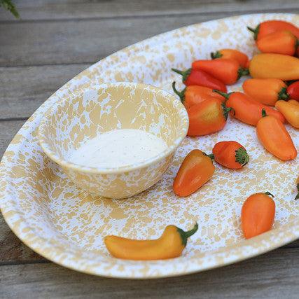 Splatter Oval Platter