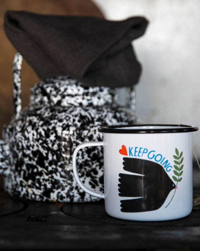 Lisa Congdon x CCH 16 oz Large Mug, Keep Going
