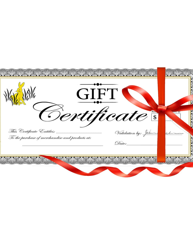 Gift50 - $50 Gift Certificate - Golden Rabbit Enamelware