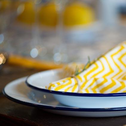 Vintage Raised Salad Plates, Set of 4