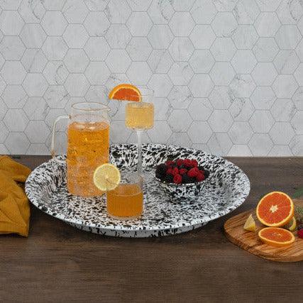 Splatter Large Round Tray