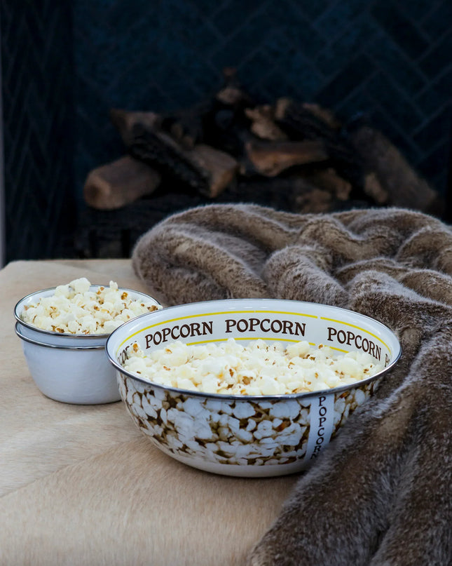 PP103 - Popcorn Bowl Gift - Golden Rabbit Enamelware