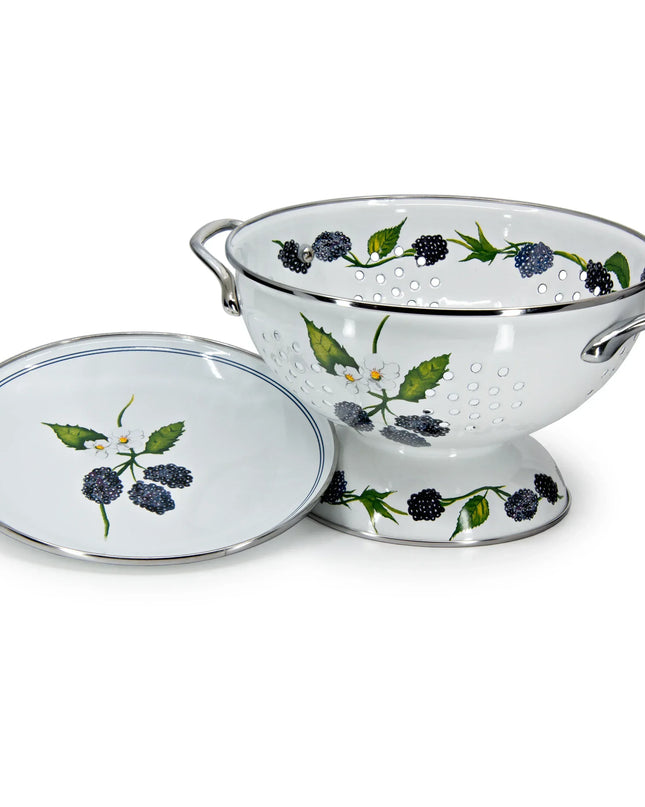 BB107 - Blackberry Colander Set - Golden Rabbit Enamelware