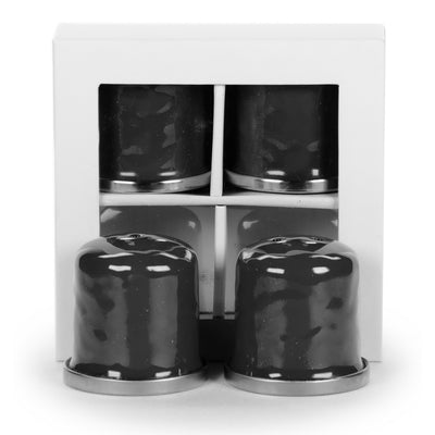 BK37 - Solid Black Salt & Pepper - Image
