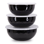 BK54 - Solid Black Mixing Bowls - Image