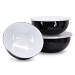 BK54 - Solid Black Mixing Bowls - ImageAlt2