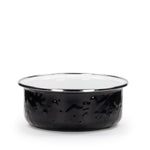 BK60S4 - Set of 4 Solid Black Soup Bowls   AltImage2