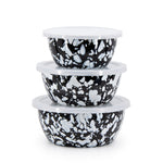 BL30 - Black Swirl Nesting Bowls  Primary Image