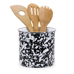 BL34 - Black Swirl Utensil Holder   AltImage2