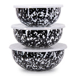 BL54 - Black Swirl Mixing Bowls - Image