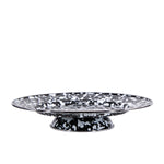 BL76 - Black Swirl Cake Plate - Image