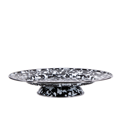 BL76 - Black Swirl Cake Plate - Image