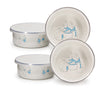 Set of 4 Boy Bunnies Child Bowls