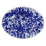 CB06 - Cobalt Swirl Oval Platter - Image