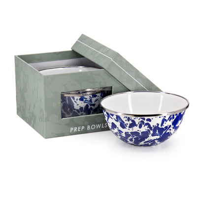 CB22 - Cobalt Swirl Prep Bowl Set - Image