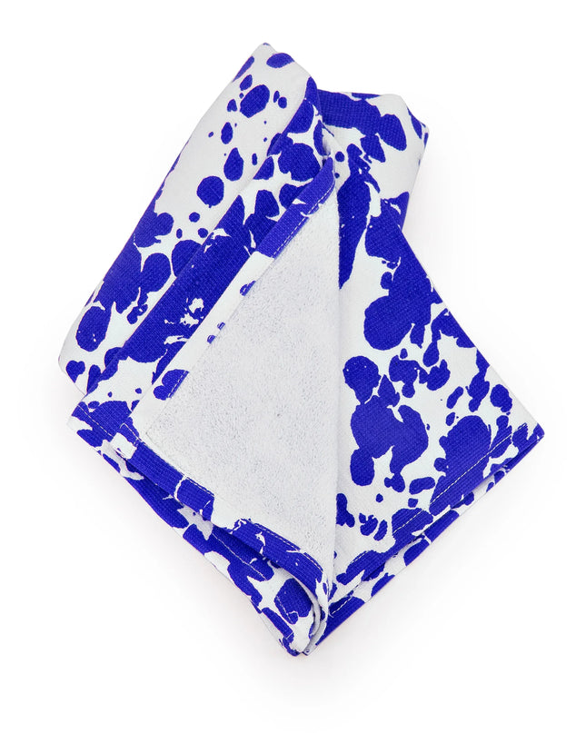CB52 - Cobalt Swirl Kitchen Towel Set - of 2 - Golden Rabbit Enamelware
