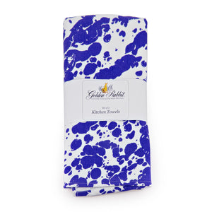 CB52 - Cobalt Swirl Kitchen Towel - Set of 2  1