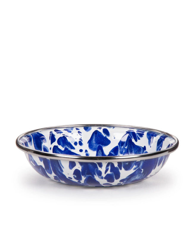 CB59S6 - Cobalt Swirl Tasting Dishes - Set of 6 - Golden Rabbit Enamelware
